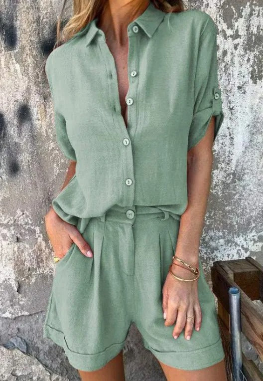 Tallulah | Women's Shorts and Shirt Set