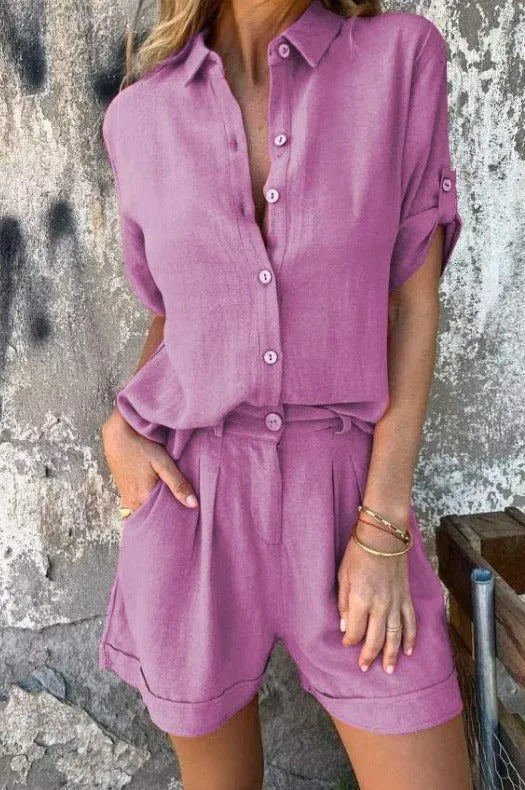 Tallulah | Women's Shorts and Shirt Set