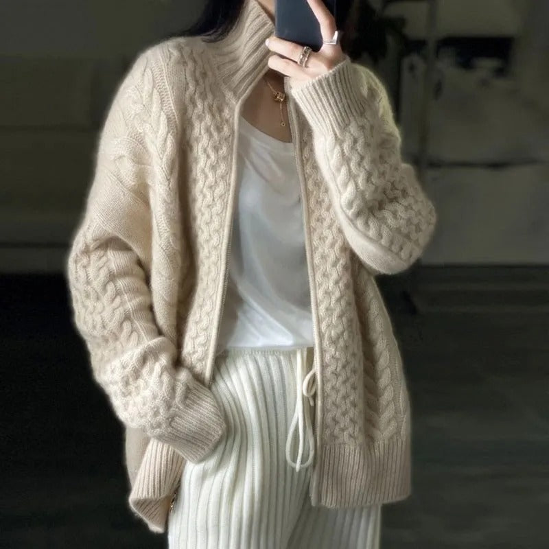 Grace & Jess | Cable-Knit Cardigan