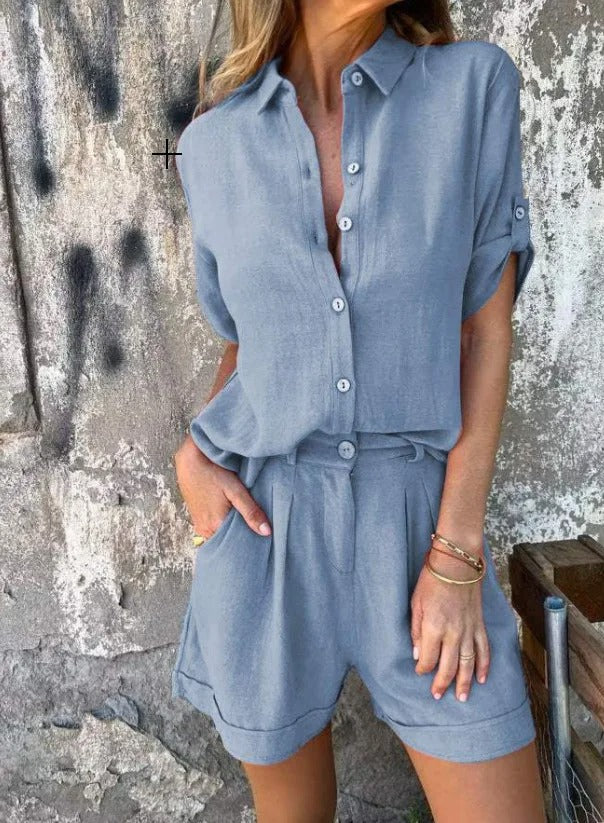 Tallulah | Women's Shorts and Shirt Set