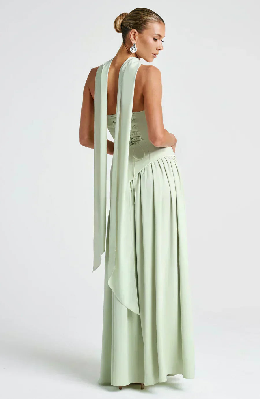 Julia | Asymmetric Maxi Wedding Guest Dress