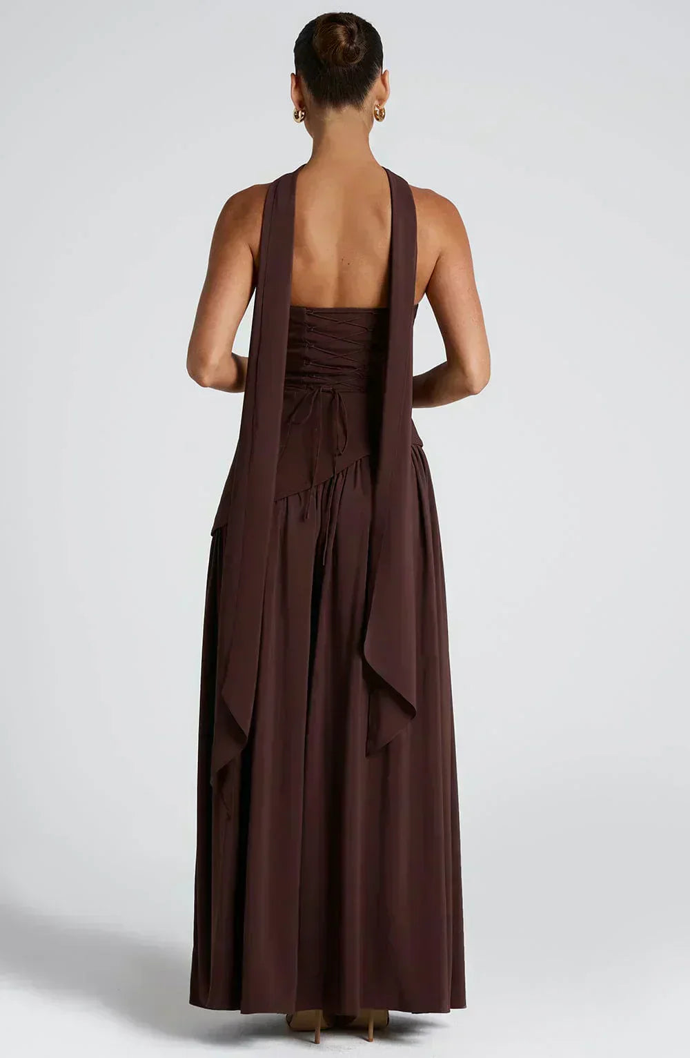 Julia | Asymmetric Maxi Wedding Guest Dress