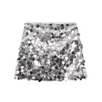 Madoc | Women's High-Waisted Sequin Mini Skirt