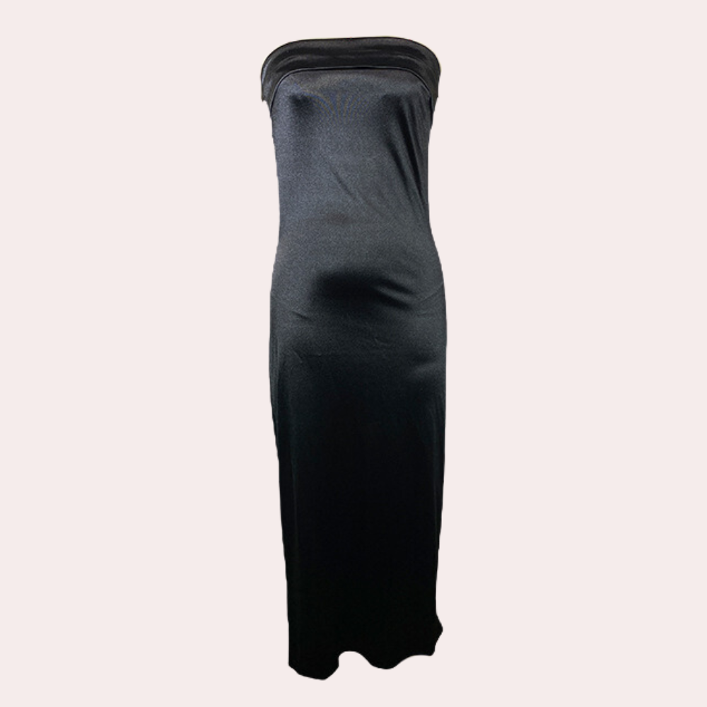 Rohaise | Women's Elegant Strapless Bandeau Maxi Dress