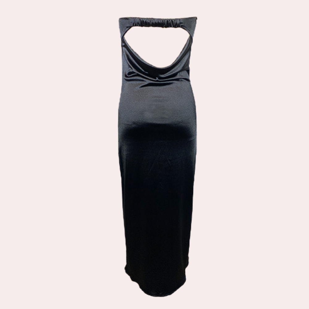 Rohaise | Women's Elegant Strapless Bandeau Maxi Dress