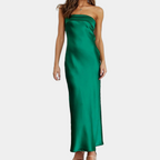 Rohaise | Women's Elegant Strapless Bandeau Maxi Dress