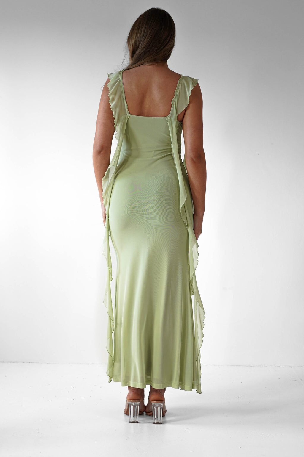 Salma | Women's Ruffle Maxi Prom Dress