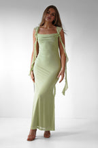Salma | Women's Ruffle Maxi Prom Dress