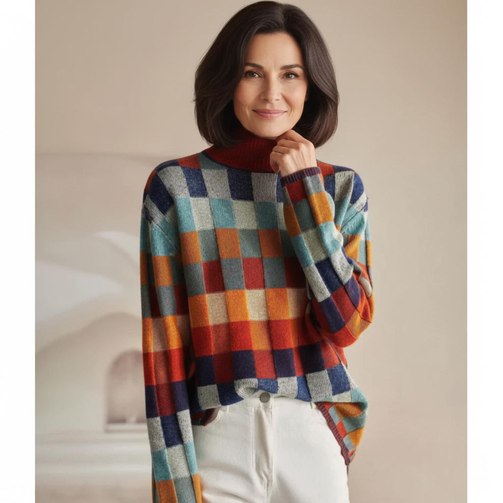 Evelyn | Cashmere Roll Neck Jumper