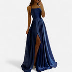 Delphine | Women's Strappy Slit Maxi Dress