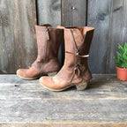 Noreia | Women's Stylish Side Zip Mid-Calf Boots