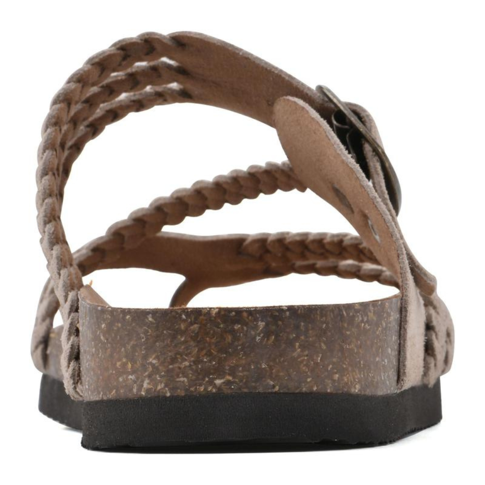 Kaelora | Women's Braided Buckle Slides