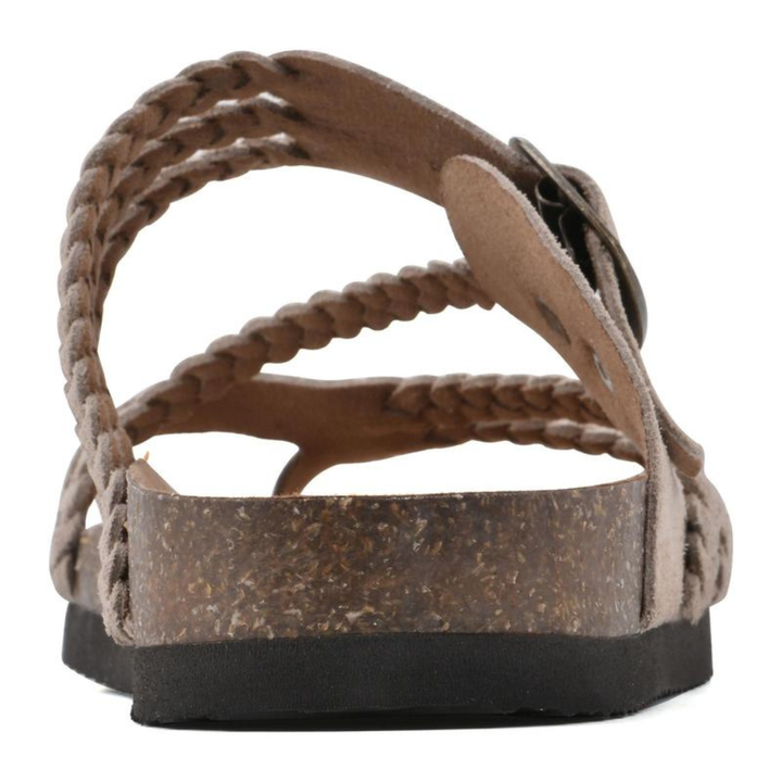 Kaelora | Women's Braided Buckle Slides