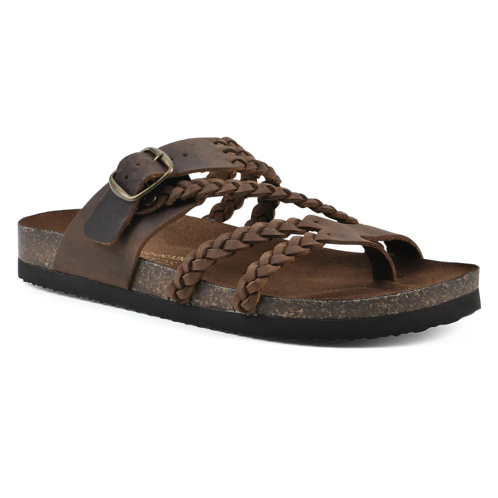 Kaelora | Women's Braided Buckle Slides