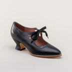 Phineas | Women's Lace-Up Cut-Out Low Block Heel Mary Janes