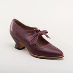 Phineas | Women's Lace-Up Cut-Out Low Block Heel Mary Janes