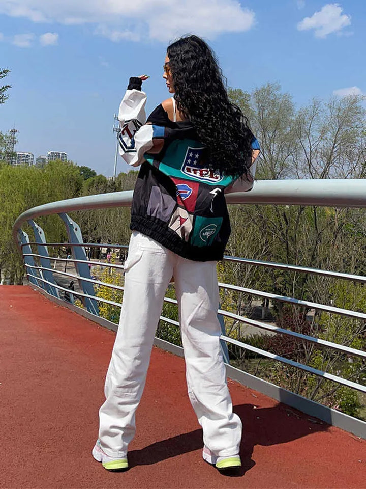 Grace & Jess | Block Long Sleeve Trench Coat Jacket