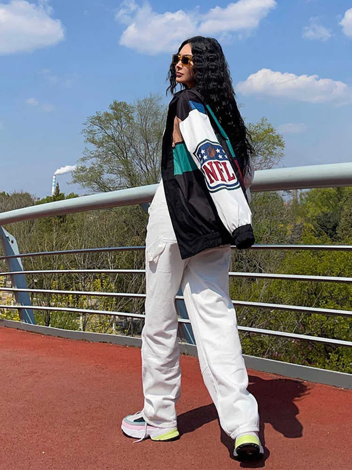 Grace & Jess | Block Long Sleeve Trench Coat Jacket