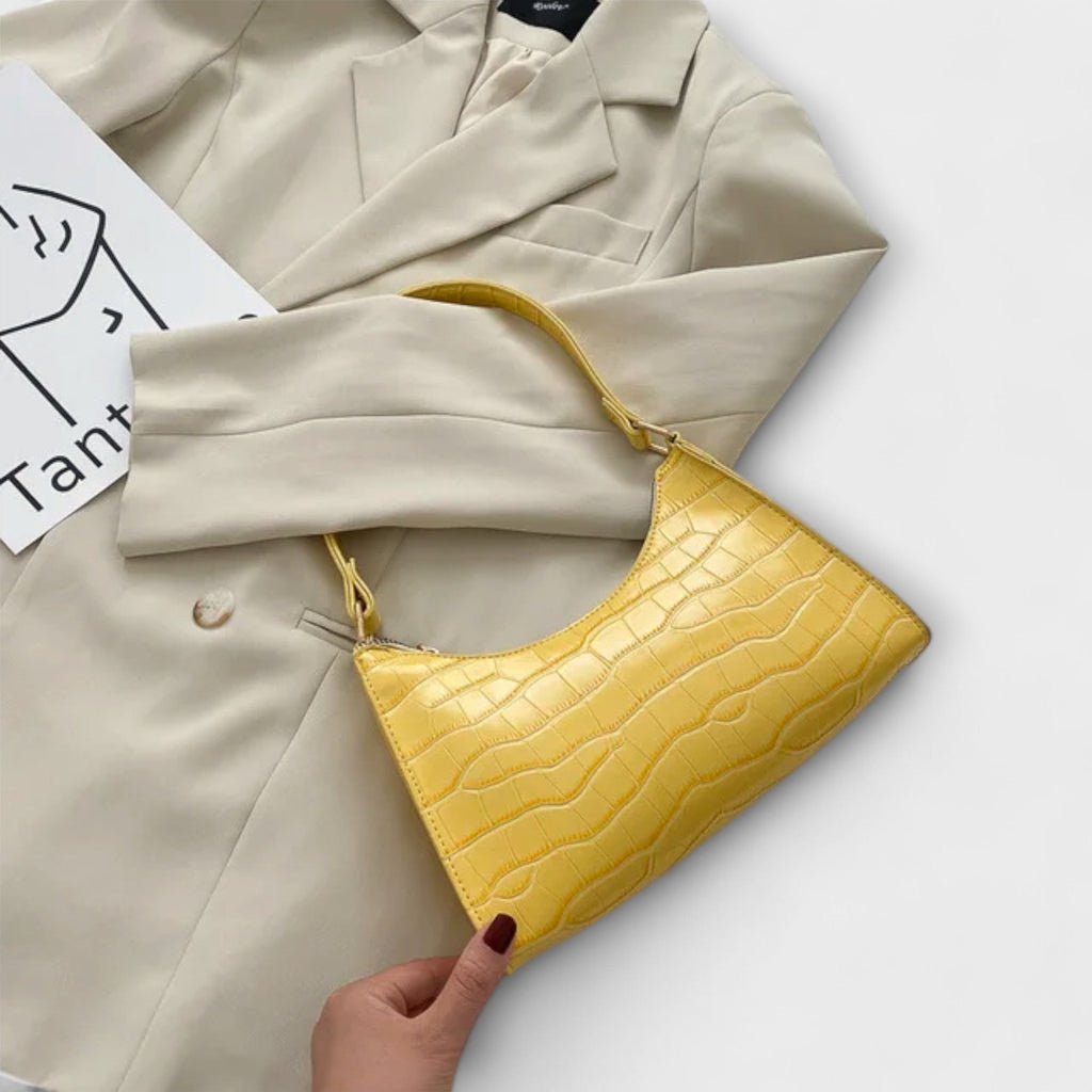 Ragnhild | Women's Croc Effect Shoulder Bag