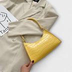 Ragnhild | Women's Croc Effect Shoulder Bag