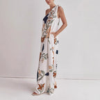 Yasmeen | Women's Floral One Shoulder Maxi Dress