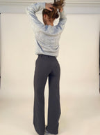 Verena | Women's High Waist Wide Leg Trousers