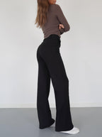 Verena | Women's High Waist Wide Leg Trousers