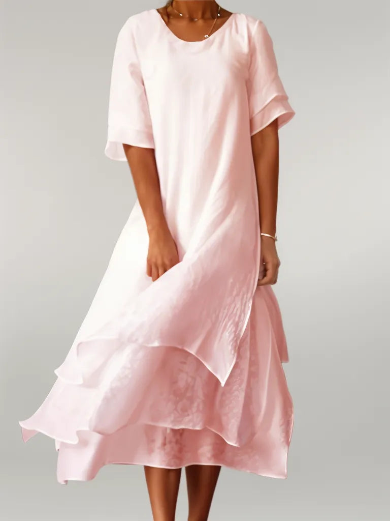 Cerridwen | Women's Casual Summer Tiered Midi Dress