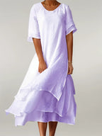 Cerridwen | Women's Casual Summer Tiered Midi Dress