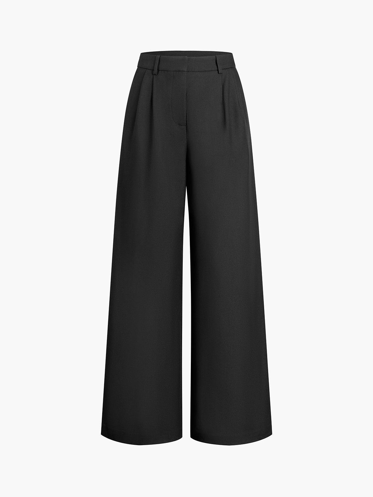 Corisande | Women's High Waist Pleated Trousers
