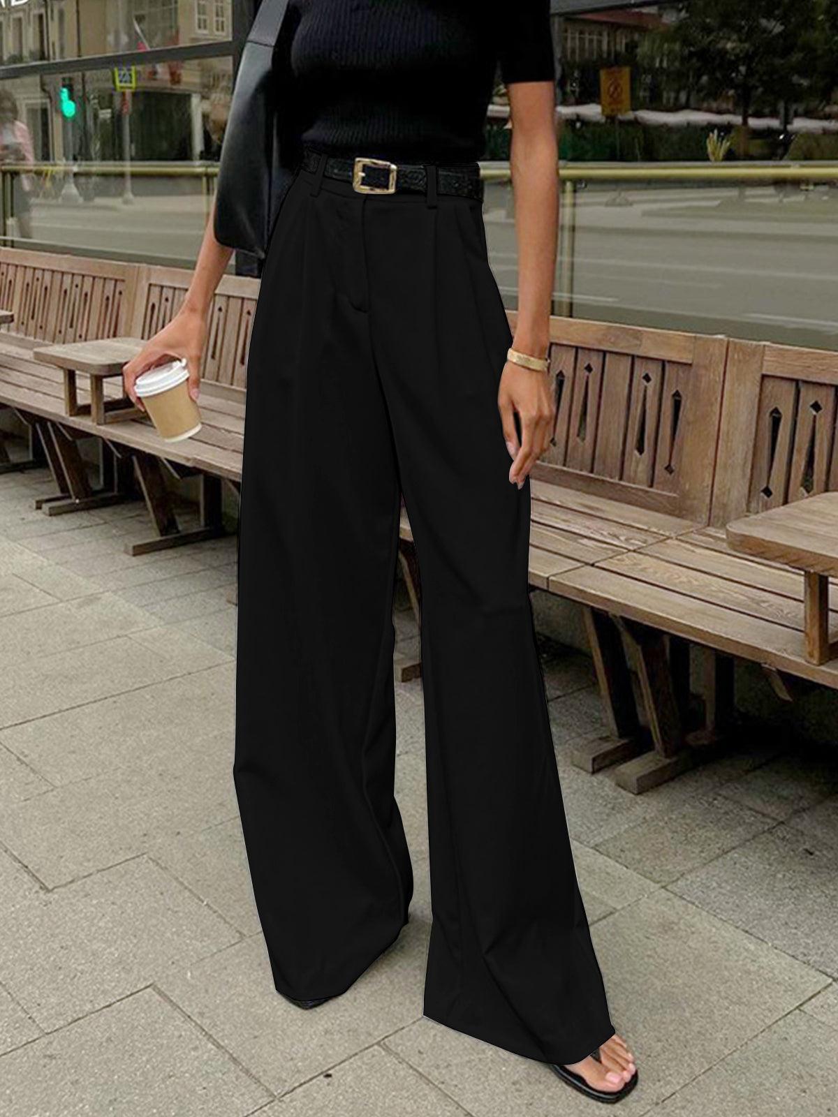 Corisande | Women's High Waist Pleated Trousers