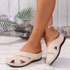 Sienna | Women's Casual Round Toe Platform Slide Sandals