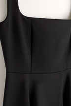 Sigrun | Women's Square Neck Corset Midi Dress