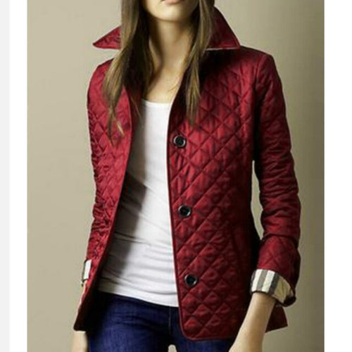 Anastasia | Women's Classic Button-Down Quilted Jacket