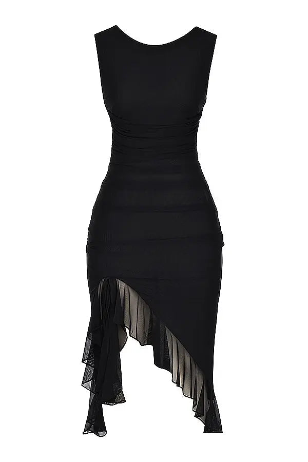 Alette | Women's Elegant Sleeveless Bodycon Midi Dress
