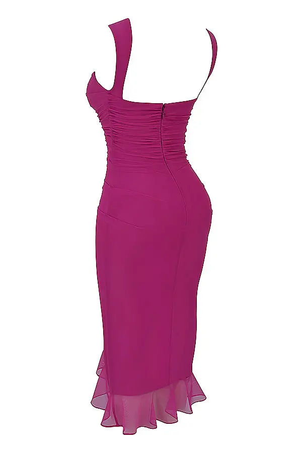 Alette | Women's Elegant Sleeveless Bodycon Midi Dress
