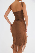 Alette | Women's Elegant Sleeveless Bodycon Midi Dress