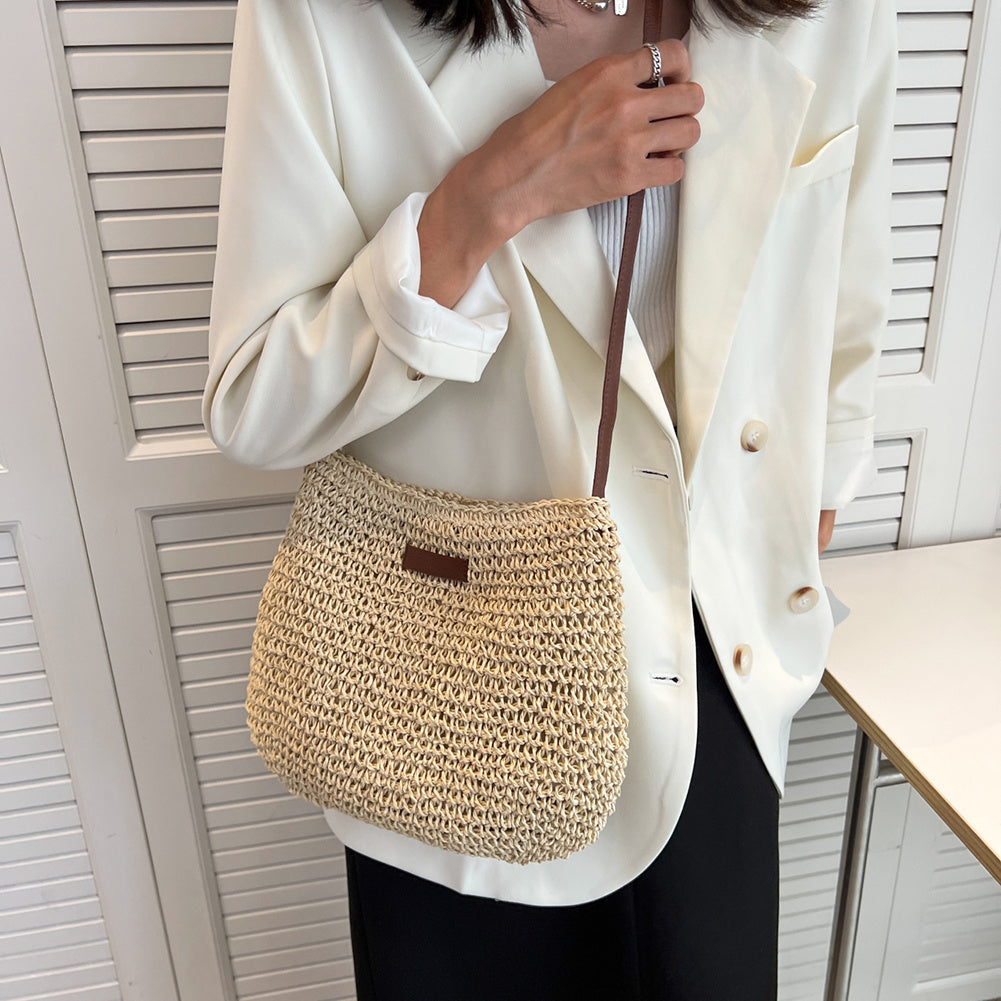 Tamsin | Women's Summer Woven Shoulder Bag