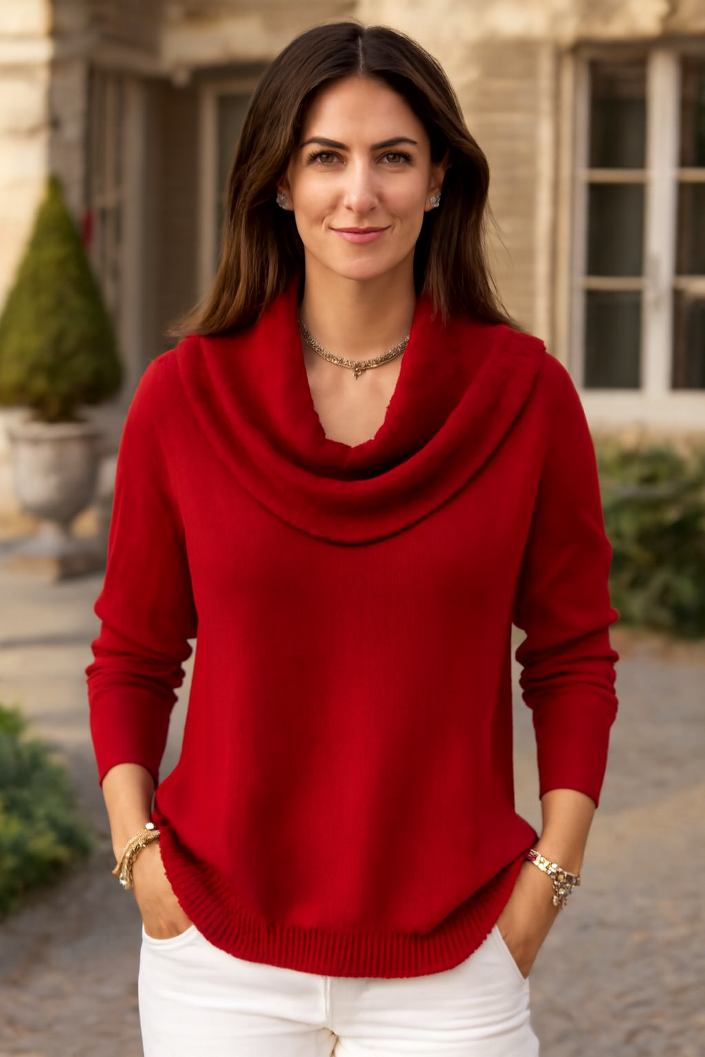 Teresa | Women's Cowl Neck Sweater
