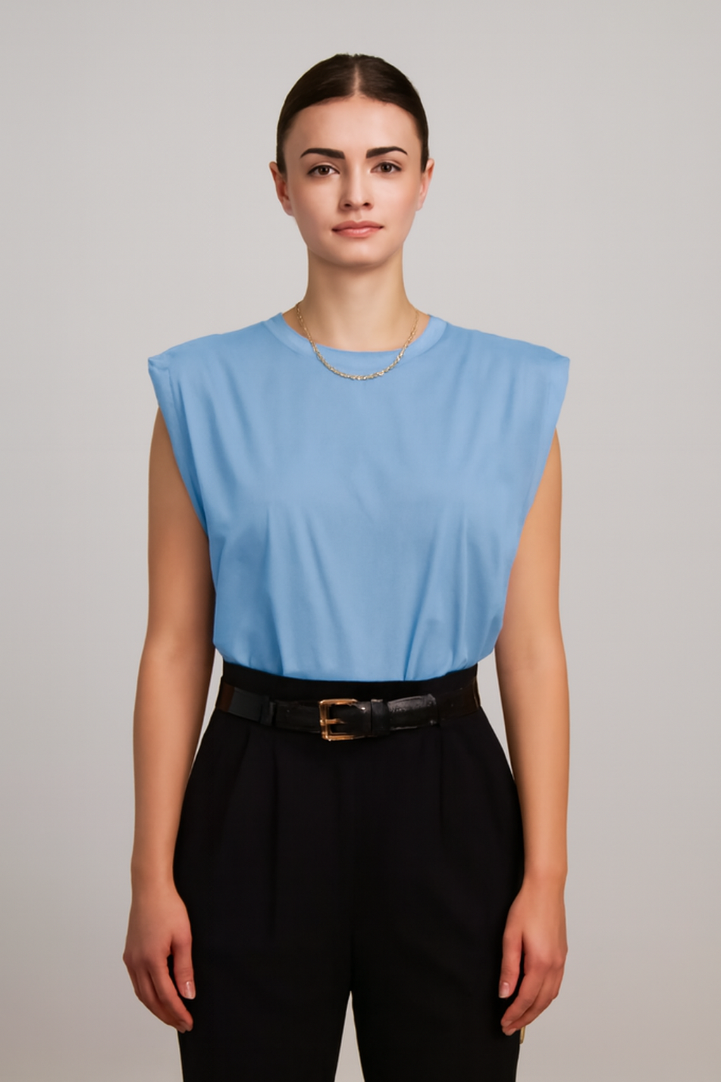 Venetia | Women's Extended Shoulder Sleeveless Relaxed Fit Top