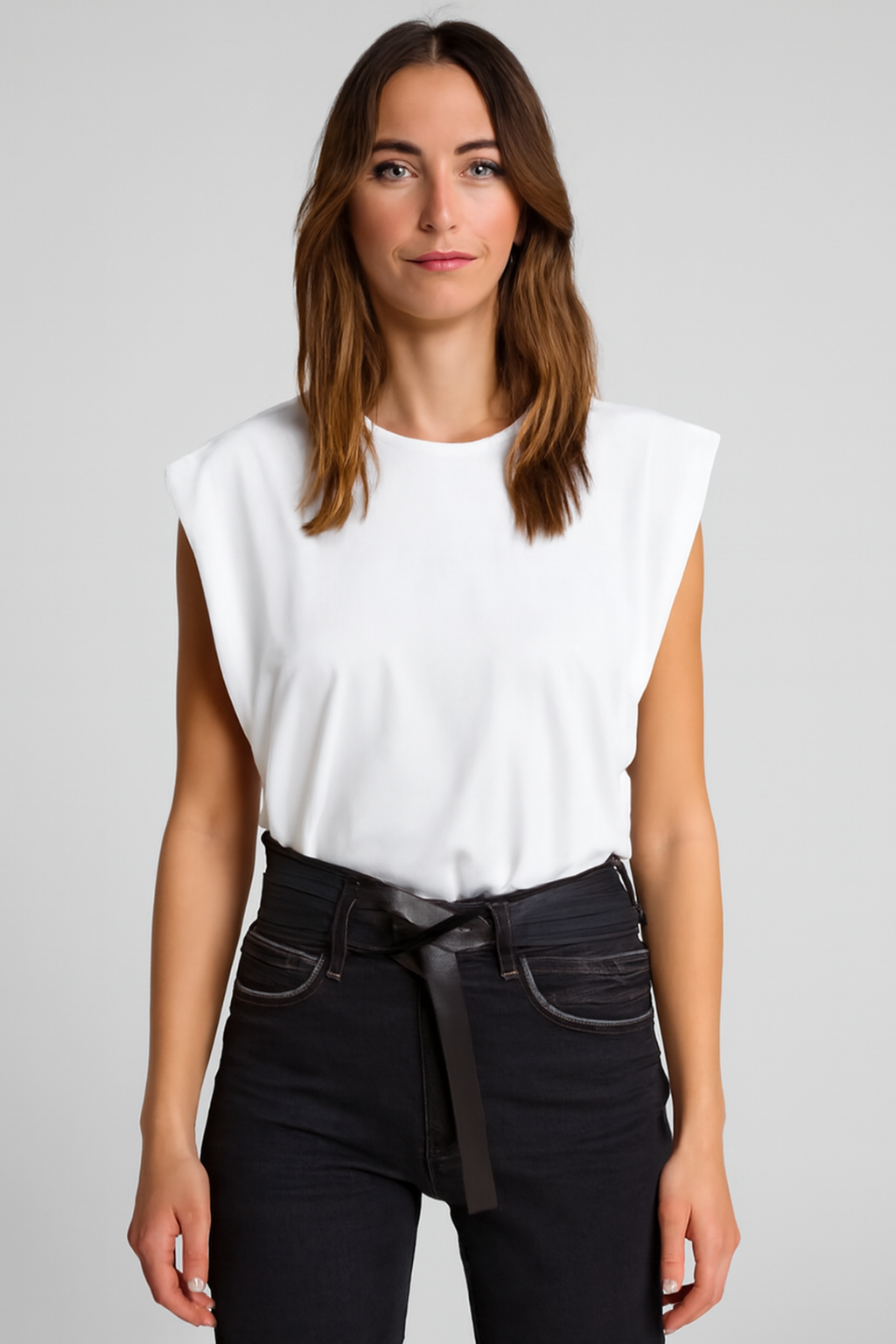 Venetia | Women's Extended Shoulder Sleeveless Relaxed Fit Top