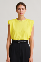 Venetia | Women's Extended Shoulder Sleeveless Relaxed Fit Top
