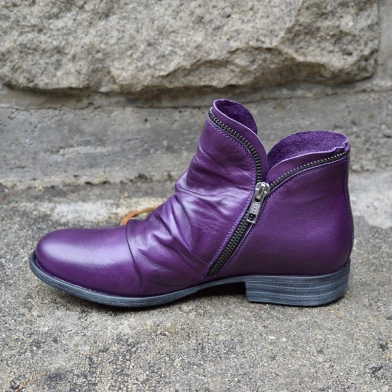 Makayla | Women's Side Zipper Ankle Boots