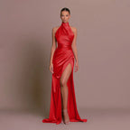 Mirembe | Women's Elegant Halter Neck Prom Dress