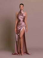 Mirembe | Women's Elegant Halter Neck Prom Dress