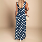 Mireya | Women's Polka Dot Sleeveless Maxi Dress
