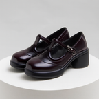 Willa | Women's Classic Mary Jane Shoes with Chunky Heel