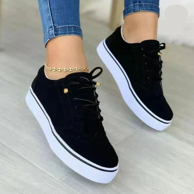 Audrey | Women's Brogue Platform Walking Sneakers