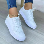 Audrey | Women's Brogue Platform Walking Sneakers