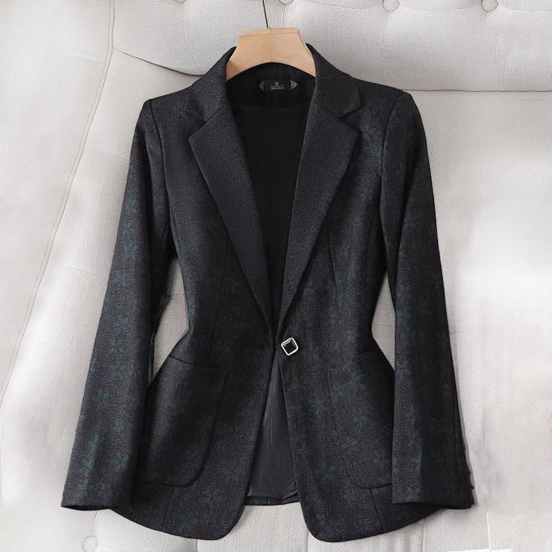 Zaria | Women's Grid Pattern Summer Blazer